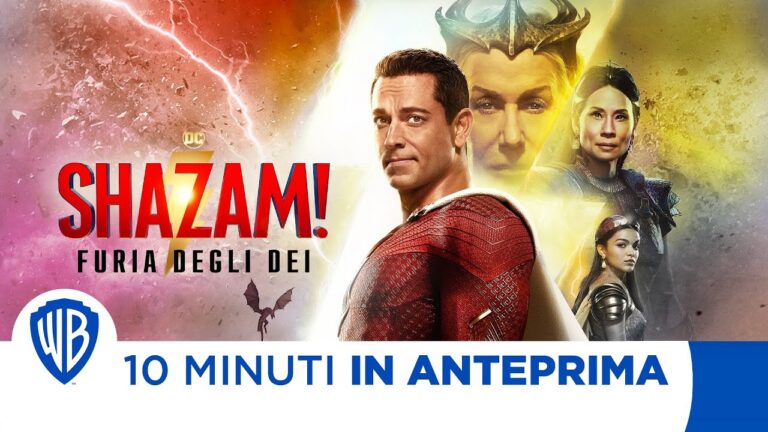 SHAZAM! FURIA DEGLI DEI di David F. Sandberg è ora disponibile su tutte le principali piattaforme digitali – I primi 10 minuti del film in anteprima sul canale YouTube ufficiale di Warner Bros.