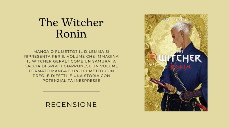 The Witcher Ronin – Meglio manga o fumetto?