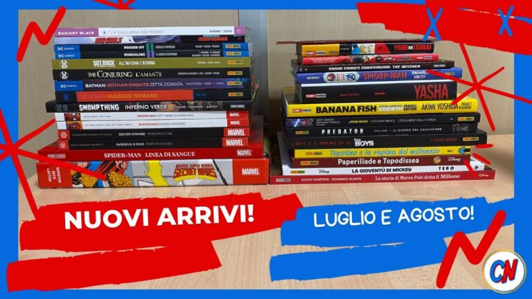 Nuovi arrivi da Panini e saldaPress con le uscite di luglio e agosto!