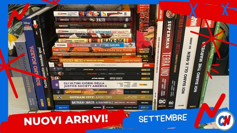 Nuovo video sul nostro canale dedicato ad alcune uscite Panini Comics di settembre 2023