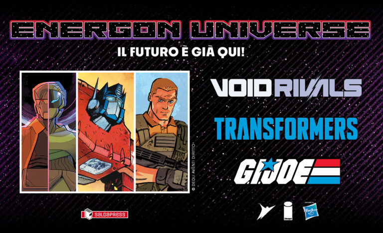 SaldaPress approda a Comicon Bergamo con una novità esclusiva: i primi capitoli delle serie Energon Universe!