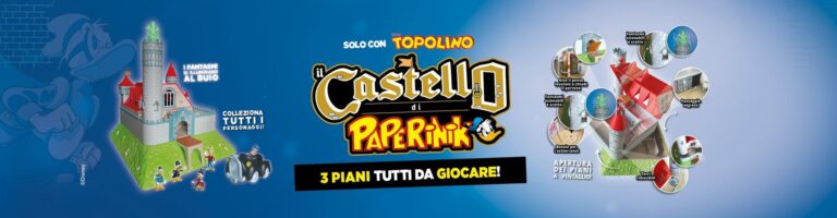 TOPOLINO presenta IL CASTELLO DI PAPERINIK – Un imperdibile gadget da collezione e una nuova e avvincente avventura