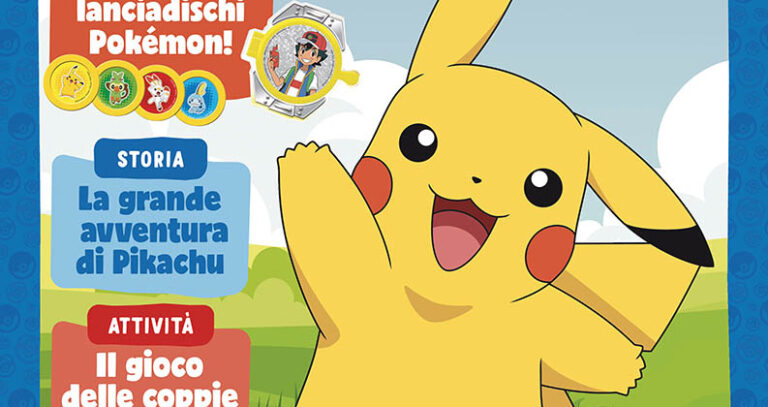 PANINI MAGAZINES presenta IL MIO PRIMO GIORNALINO DEI POKÉMON – Una nuova imperdibile rivista per i più piccoli dedicata ai celebri “mostri tascabili”