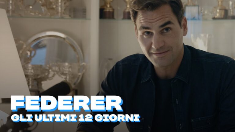 “Federer: Gli ultimi dodici giorni”: il teaser trailer del documentario, dal 20 giugno su Prime Video