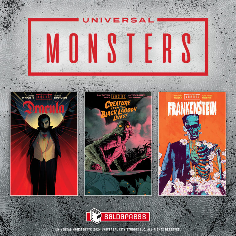 SaldaPress presenta i nuovi graphic novel dell’Universal Monsters