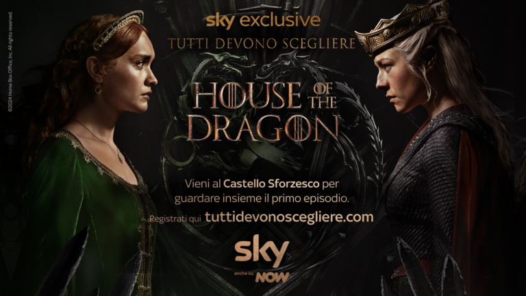 House of the Dragon – Il 16 giugno Westeros prende vita al Castello Sforzesco di Milano per aspettare insieme il debutto del primo episodio della 2a stagione