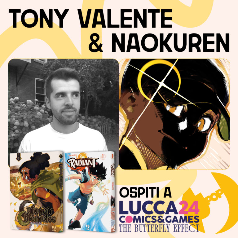 J-POP Manga annuncia Tony Valente e Naokuren a Lucca Comics & Games